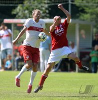 Einlagespiel in Hallwangen, Bezirksauswahl - VfB Stuttgart Traditionself