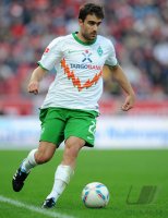 Fussball 1. Bundesliga, Saison 2011/2012: Werder Bremen, PAPASTATHOPOULOS am Ball
