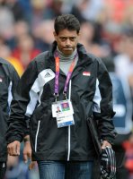 FUSSBALL Olympia 2012 Maenner: Trainer Hany RAMZY (Aegypten)