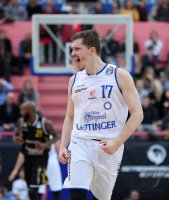 Basketball 1. Bundesliga 17/18 Hauptrunde: Walter Tigers Tuebingen - Oettinger Rockets Gotha/Erfurt