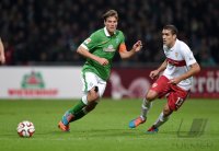 Fussball, 1. Bundesliga  Saison 2014/2015: SV Werder Bremen - VfB Stuttgart