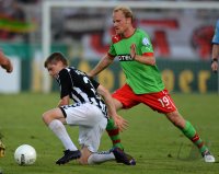 Fussball Saison 2012/2013: DFB Pokal: SV Wacker Burghausen - Fortuna Duesseldorf