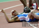 Leichtathletik Weltmeisterschaft - Marc Raquil (477), Leslie Djhone (463 beide FRA)