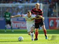 Fussball 1. Bundesliga  Saison 2011/2012:  SC Freiburg - Borussia Moenchengladbach