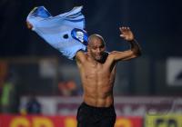 FUSSBALL SERIE A:  Jubel MAICON (Inter Mailand)