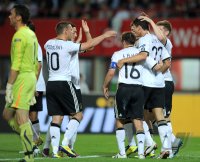 Fussball International EM 2012 Qualifikationsspiel:  Oesterreich - Deutschland