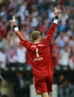 Fussball 1. Bundesliga, Supercup: FC Bayern Muenchen - Borussia Dortmund