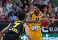 Basketball 1. Bundesliga 16/17 Hauptrunde: Walter Tigers Tuebingen - MHP Riesen Ludwigsburg