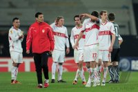FUSSBALL  UEFA Europa League  10/11:  Enttaeuschung  VfB Stuttgart