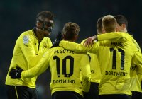 Fussball, 1. Bundesliga12/13: Werder Bremen - Borussia Dortmund