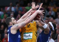 Basketball 1. Bundesliga 16/17 Hauptrunde: Walter Tigers Tuebingen -  Eisbaeren Bremerhaven