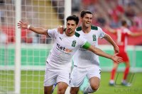 Fussball DFB Pokal 1. Runde 21/22: 1. FC Kaiserslautern - Borussia Moenchengladbach