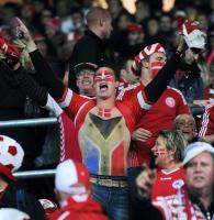 Fussball WM  2010  Qualifikation:  JUBEL Daenemark