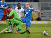 Fussball  1. Bundesliga  13/14: Torwartfehler Torwart Koen Casteels (TSG 1899 Hoffenheim)