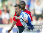 FUSSBALL 1. Bundesliga: Leverkusen - Schalke, JUBEL