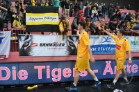 Basketball 1. Bundesliga 14/15 Hauptrunde:  Walter Tigers Tuebingen - BG Goettingen