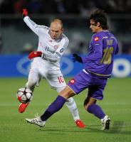 FUSSBALL  International CHL 09/10 :  AC Florenz - FC Bayern  Muenchen