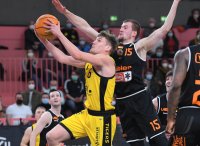 Basketball 2. Bundesliga 2021/2022: Tigers Tuebingen - wiha Panthers Schwenningen