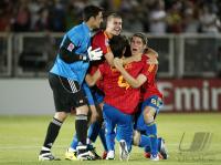 Fussball International  U 20 WM  Achtelfinale Spanien - Brasilien