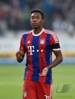 Fussball 1. Bundesliga Saison 14/15: David Alaba (FC Bayern Muenchen)