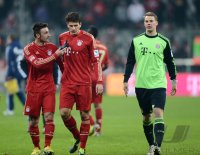 Fussball 1. Bundesliga Saison 12/13:  FC Bayern Muenchen - FC Schalke 04