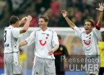 Fussball 1. Bundesliga: Dortmund - Hannover, Jubel Hannover
