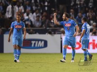 Fussball Supercoppa Italia Finale 2014 in Doha : Juventus Turin - SSC Neapel