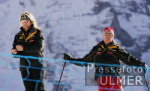 Ski Alpin;  Abfahrt Herren  Wengen Start Max Rauffer (GER) im Hintergrund Eiger, Moench, Jungfrau