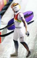 Olympische Spiele 2006 Turin - Rodeln Enttaeuschung Hackl