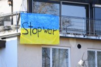 Starzach - Bierlingen; Stop War Fahne