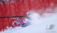 Ski Alpin Kitzbuehel 2016; Abfahrt Training Sturz Florian Scheiber (AUT)