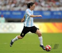 FUSSBALL  Olympia 2008  Peking  Vorrunde Argentinien - Australien