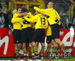 Fussball 1. Bundesliga: Dortmund - Kaiserslautern, Jubel n. 2:1
