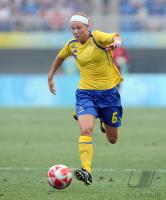 FUSSBALL  Olympia 2008   Vorrunde  Frauen   Schweden - Argentinien