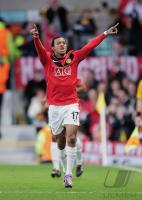 FUSSBALL  International CHL 09/10 :  JUBEK NANI (Manchester United )