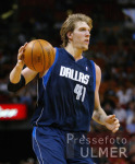 Basketball NBA  Miami vs. Mavericks  Nowitzki