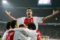 Fussball CL: Amsterdam - Mailand, Jubel Ajax