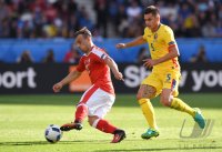 Fussball International Europameisterschaft 2016: Rumaenien - Schweiz