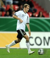 Fussball International  U 21 Laenderspiel: Fanol Perdedaj (Deutschland)