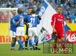 Fussball 1. Bundesliga: Schalke - Cottbus, Jubel und Enttaeuschung