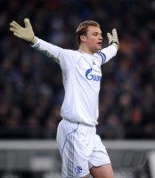 Fussball 1. Bundesliga : (v. li.) Bayern Enttaeuschung mit Mario Gomez, Mark van Bommel, Bastian Schweinsteiger, Toni Kroos, Franck Ribery