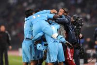 FUSSBALL  International CHL 09/10   JUBEL Olympique Marseille