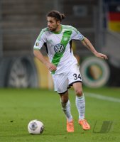 Fussball DFB Pokal Viertelfinale 13/14: Ricardo Rodriguez (VfL Wolfsburg)