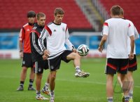 FUSSBALL WM 2014  Achtelfinale PK; Abschlusstraining Deutschland