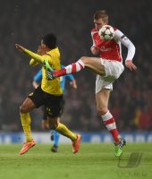 Fussball CHL  Saison 2014/2015: Arsenal London - Borussia Dortmund