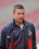 FUSSBALL  1. BUNDESLIGA  09/10   Podolski (1. FC Koeln)