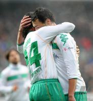 FUSSBALL 1. BUNDESLIGA: Bremen - Frankfurt