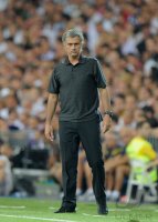 FUSSBALL International Primera Division/Super Cup 2011:  Trainer Jose Mourinho (Real Madrid)