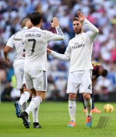 Fussball Primera Division El Clasico 14/15: JUBEL Cristiano Ronaldo (Real Madrid)