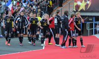 FUSSBALL INTERNATIONAL  CHL Frauen Finale 11/12:  Enttaeuschung nach der Niederlage (1. FFC Frankfurt)
